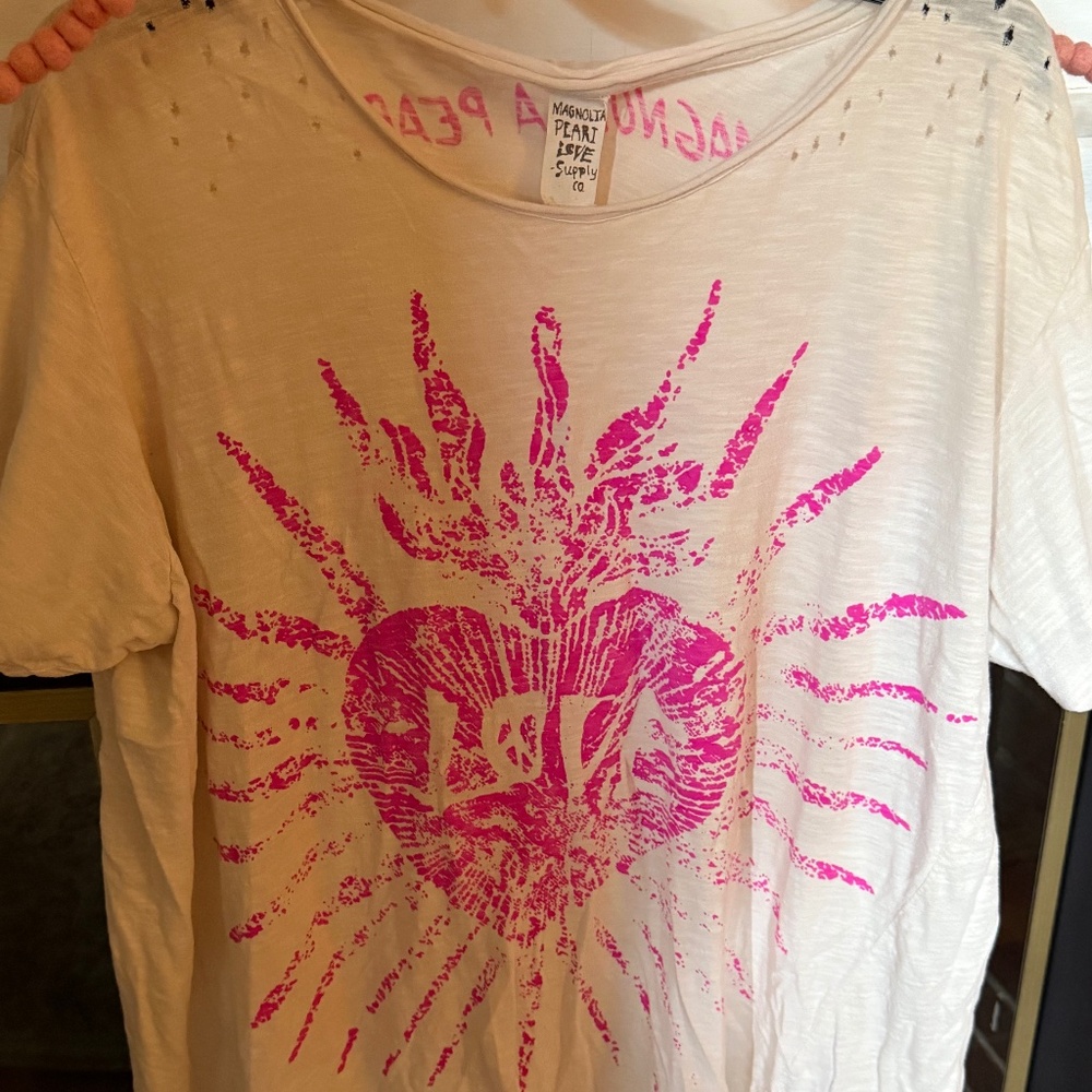 Magnolia Pearl Love Is The Only Promise Tee/Rare